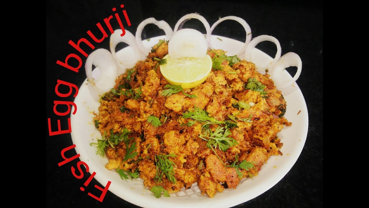 Fish Egg bhurji recipe /fish egg fry by sony's kitchen - YouTube