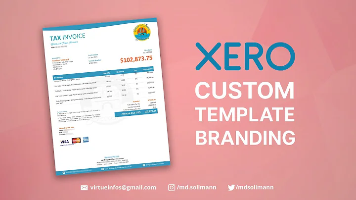 Custom Xero Invoice Template