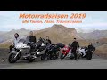 Motorradsaison 2019, Motorradtouren, Alpenpässe, Traumstrassen in Europa und Marokko