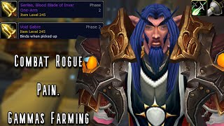 WoW WotLK Classic PvE: Farming Gammas for new swords. Pain. (Combat Rogue) Level 80 PvE