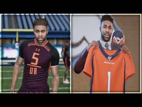 NFL COMBINE & GETTING DRAFTED - MADDEN 20 FACE OF THE FRANCHISE - EP 2