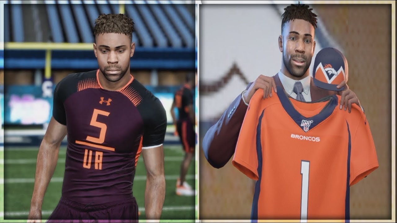 NFL COMBINE & GETTING DRAFTED - MADDEN 20 FACE OF THE FRANCHISE - EP 2
