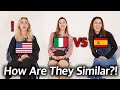 American Shocked That Spanish And Italians Can Understand Each Other!! (Why So Similar?)