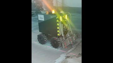 The fastest floor coating robot | construction tech | Easy Floor Robotics
