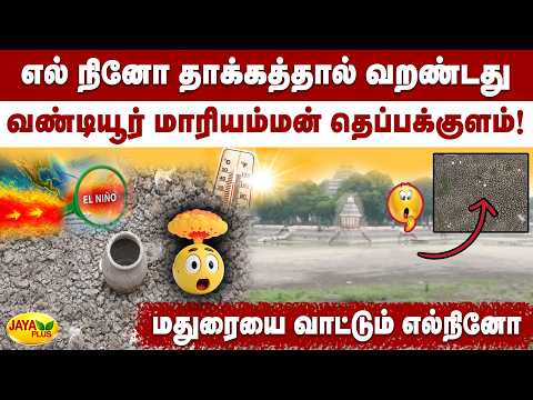 எல் நினோ தாக்கத்தால் வறண்டது வண்டியூர் மாரியம்மன் தெப்பக்குளம்! மதுரையை வாட்டும் எல்நினோ | Jaya Plus