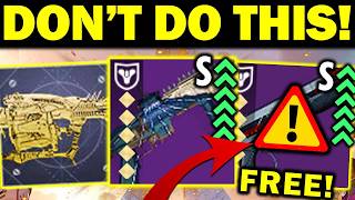 Free God Rolls are GONE!? (WARNING! HUGE GLITCH!) | Destiny 2 Weekly Reset