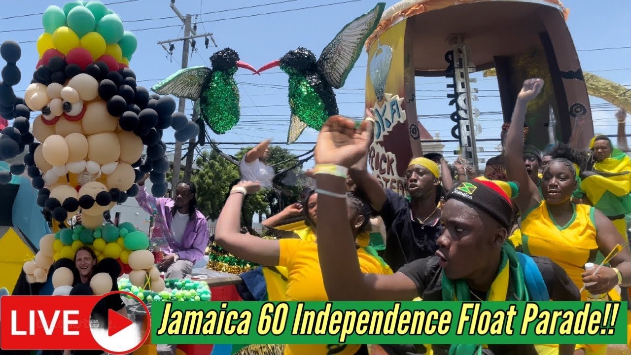 Jamaica 60 Float Parade! Jamaica60 independence jubilee YouTube