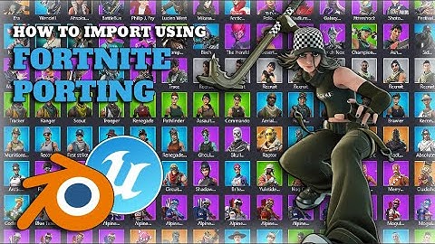 How to Import any Fortnite skin into UEFN | Blender/UEFN Tutorial
