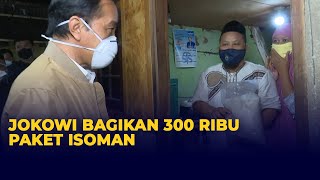 Blusukan Malam Hari, Jokowi Bagikan 300 Ribu Paket Isoman