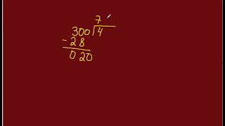 300 divided by 4  three hundred divided by four