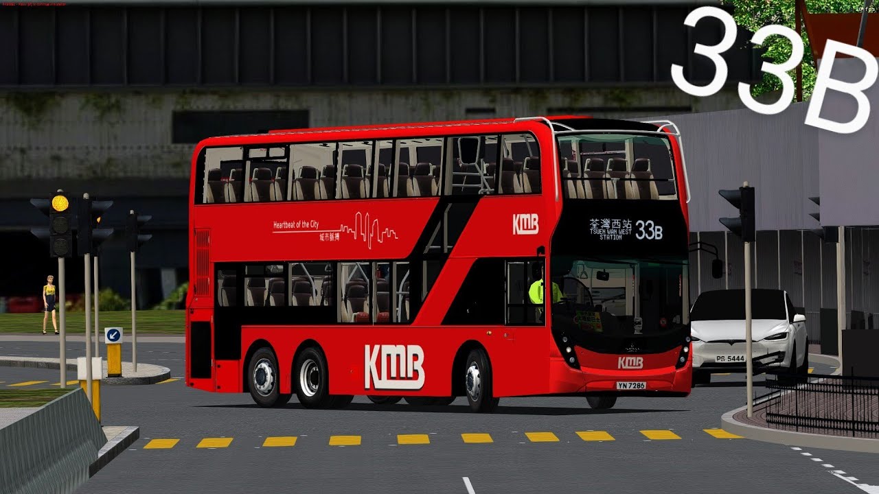 (123DNR x 手動減速器跑老龍🚀) OMSI 2 KMB 33B (油塘➡️荃灣西站)
