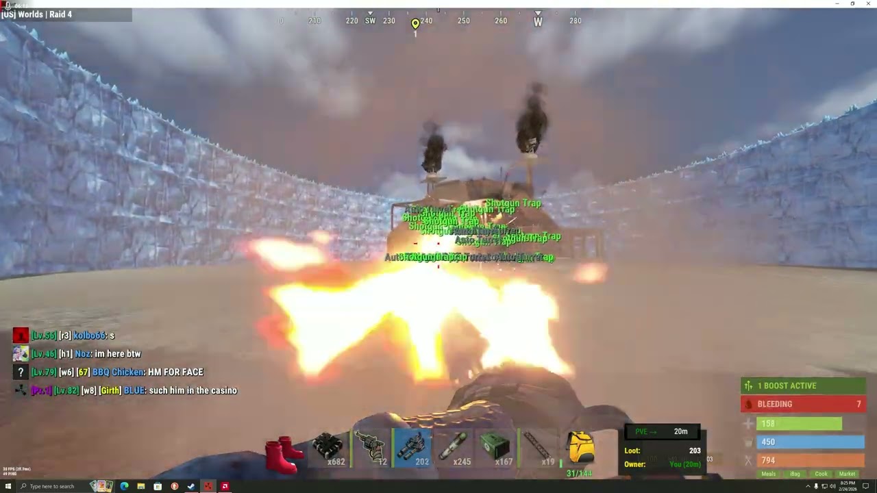 Rust-I try to lag server-Nightmare