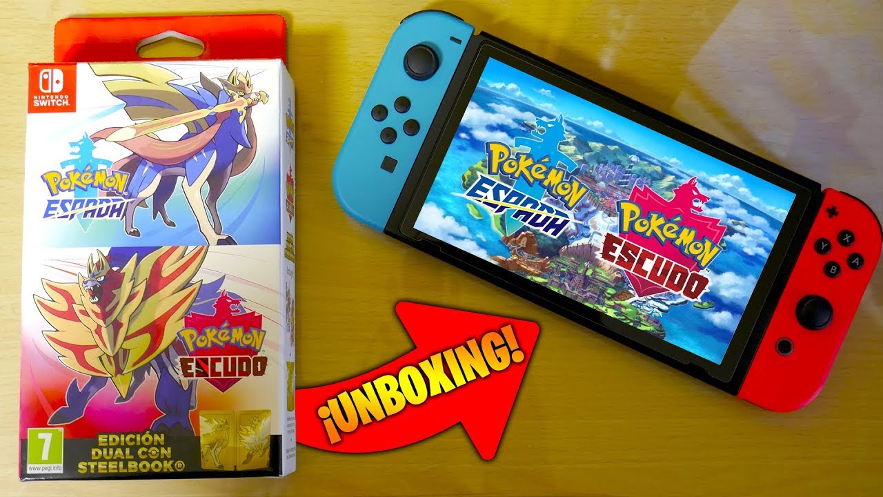 ¡UNBOXING! **EDICION ESPECIAL** Pokémon ESPADA y ESCUDO 😱 - YouTube