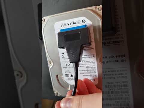 Как перенести информацию  со старого жёсткого диска на новый , через USB порт.