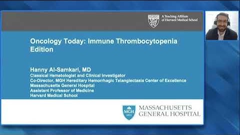 Immune Thrombocytopenia | Oncology Today with Dr Neil Love: Management of Immune Thrombocytopenia...