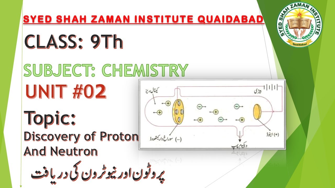9th Chemistry || Discovery of Neutron || Discovery of Proton - YouTube
