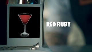 RED RUBY DRINK RECIPE - HOW TO MIX