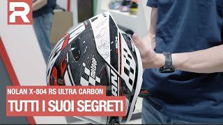 Nolan X-804 RS Ultra Carbon, come è fatto e come si costruisce un casco in carbonio