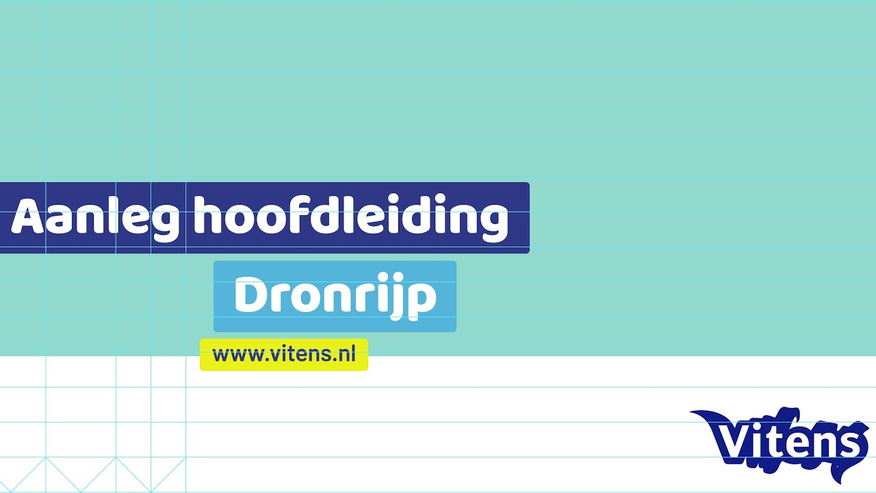 Aanleg hoofdleiding drinkwater Vitens te Dronryp April 2024