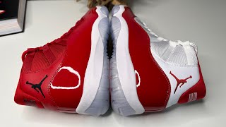 AIR JORDAN 11 CHERRY RED OR WIN LIKE 96? LETS FIGHT **WITH ON FOOT**