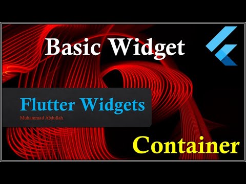 flutter widget of the week || Container Widget with example