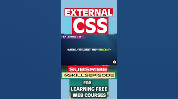 CSS External | What is an External CSS?  #coding #learnhtml5andcss3 #webdevelopment #programming