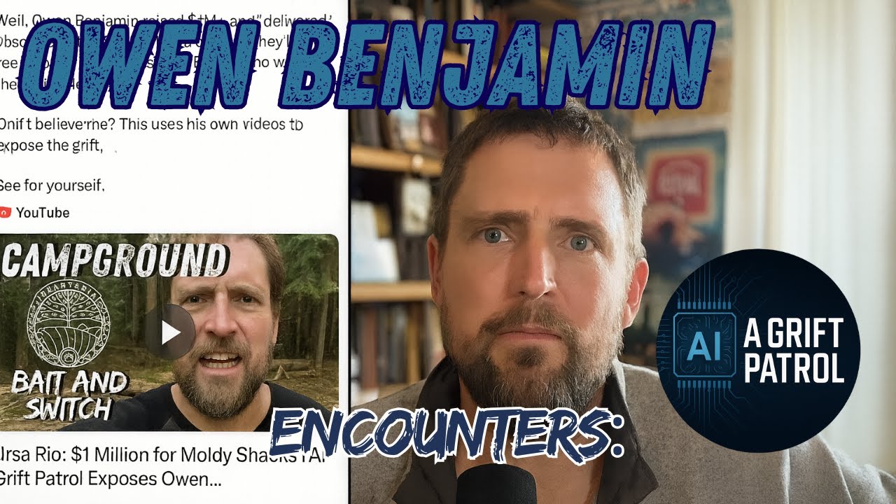 Оуэн Бенджамин случайно рекламирует AI Grift Patrol, впадая в истерику из-за видеоролика о мошенн...