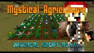 Mystical Agriculture mod 1.11 review en español mod de agricultura especial