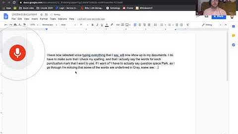 Speech to Text in Google Docs