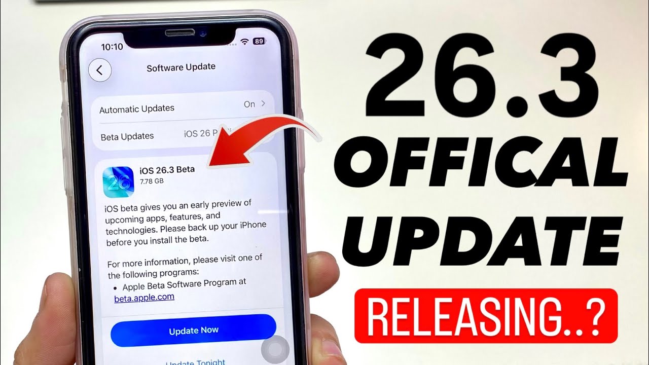 iOS 26.3 Official Update Releasing Date - When IOS 26.3 Stable Version ...