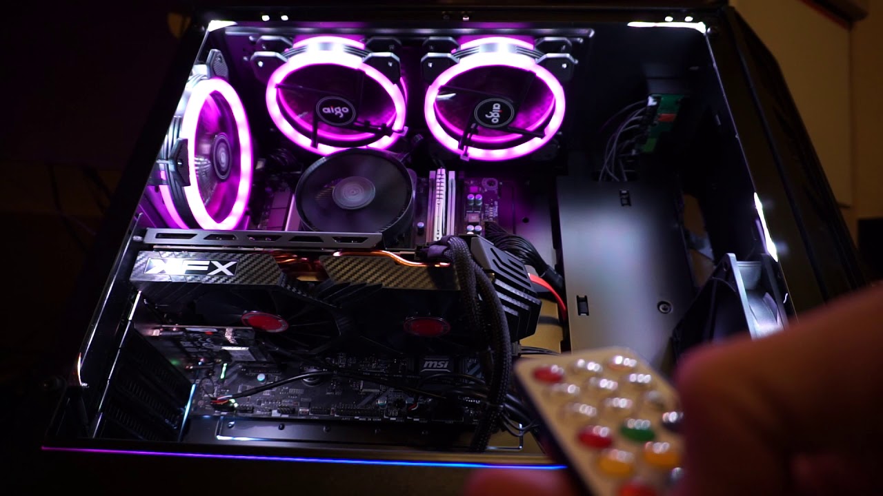 Aigo Aurora Dr12 3in1 Kit Case Fan 3 Pack Rgb Led Youtube