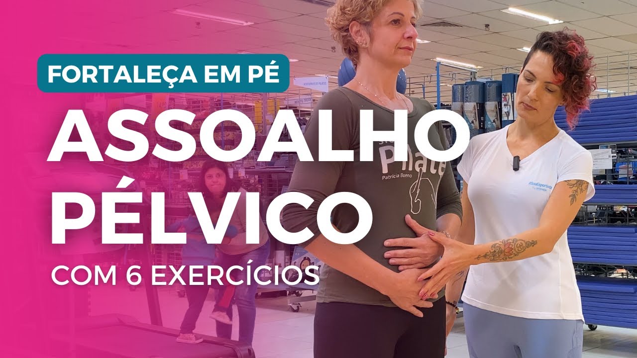 PILATES PELVICO [EM PÉ]: Passo a passo para RELAXAR E FORTALECER! #treinecomigo #pilates