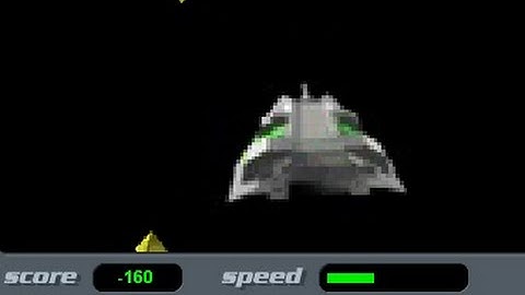Old Windows game - Deep Space Intruder (1999)