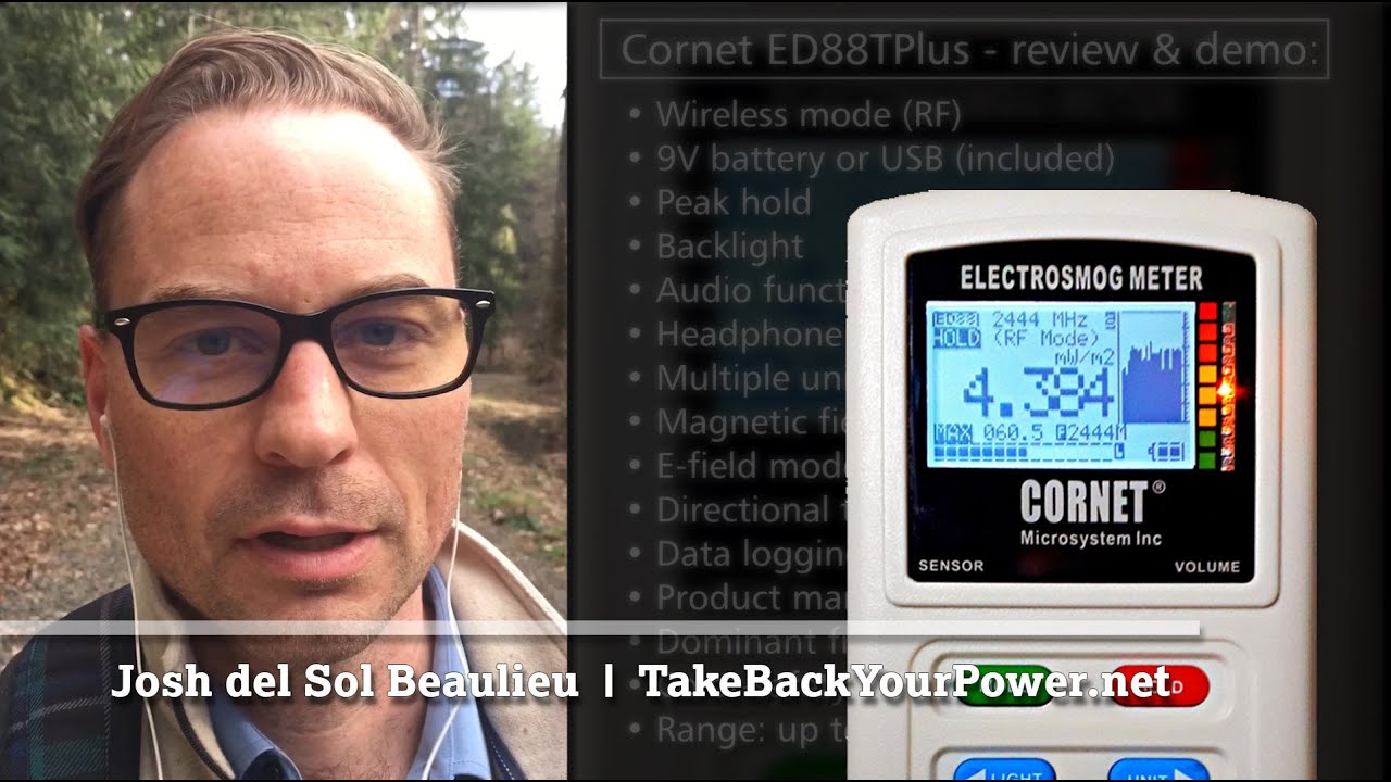 REVIEW & GUIDE: Cornet ED88TPlus electrosmog meter - YouTube