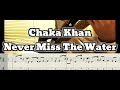 Chaka Khan Meshell Ndegeocello Never Miss The Water Bass Cover Bass Tab mp3