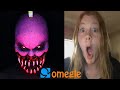 The NIGHTMARE Cupcake from FNAF goes on Omegle!