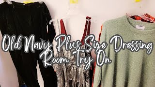 Old Navy Plus Size Dressing Room Try On  Just because it fits, doesn't mean you buy it