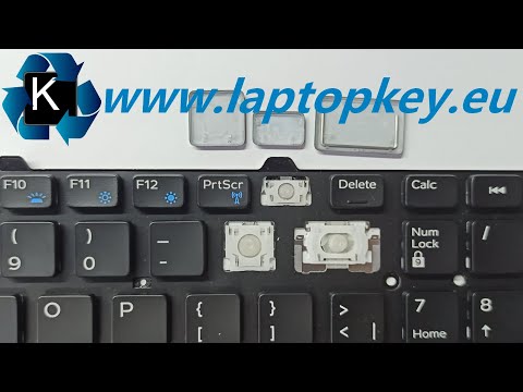 DELL LATITUDE LAPTOP KEYBOARD KEY REPAIR GUIDE E5450 E5470 E7450 E7470 How to Install Fix keys DIY