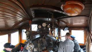 360 VR Video From 2-8-0 Steam Train Locomotive From 1947 - Pikku-Jumbo - Part 1 of 2
