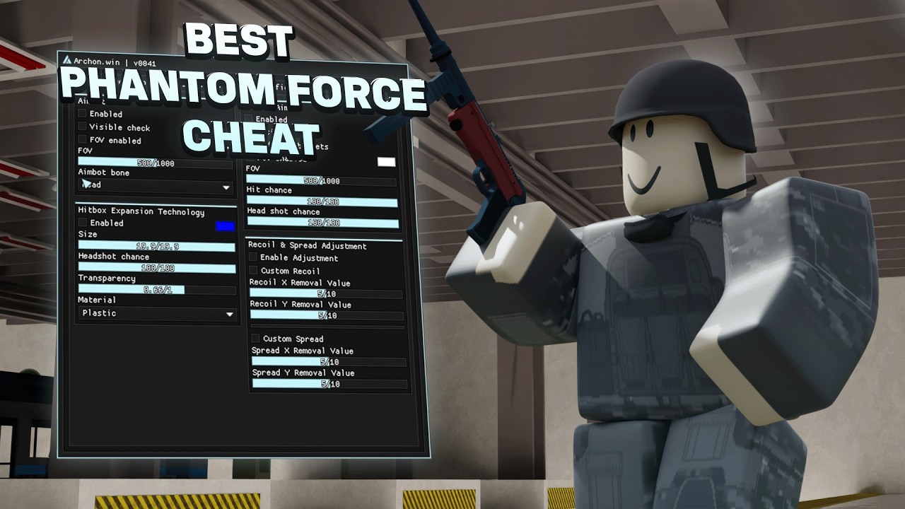 Using The Best Roblox Phantom Forces Script ITS SO GOOD..
