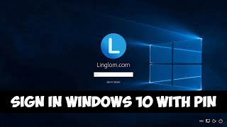 Sign in Windows 10 with PIN