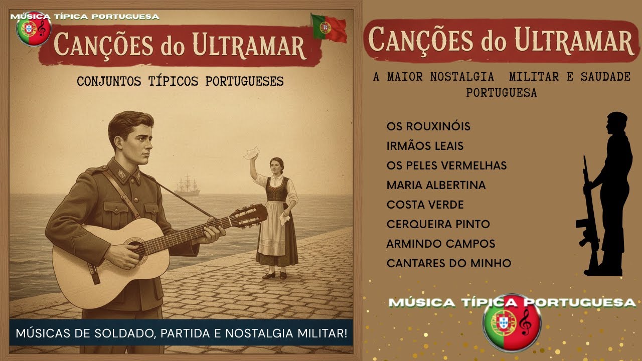 Watch Conjuntos Típicos CANÇÕES do ULTRAMAR 😢 Músicas de Soldado, Partida e Nostalgia Militar! on YouTube Watch Conjuntos Típicos CANÇÕES do ULTRAMAR 😢 Músicas de Soldado, Partida e Nostalgia Militar! on YouTube