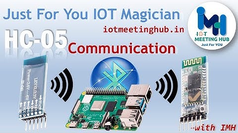 HC-05 Bluetooth Module Communication using Raspberry Pi