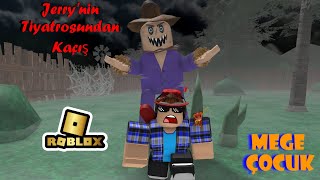 Korkuluk Jerry'nin Tiyatrosundan Kaçmayı Denedik - ESCAPE JERRY'S THEATER! SCARY OBBY screenshot 2