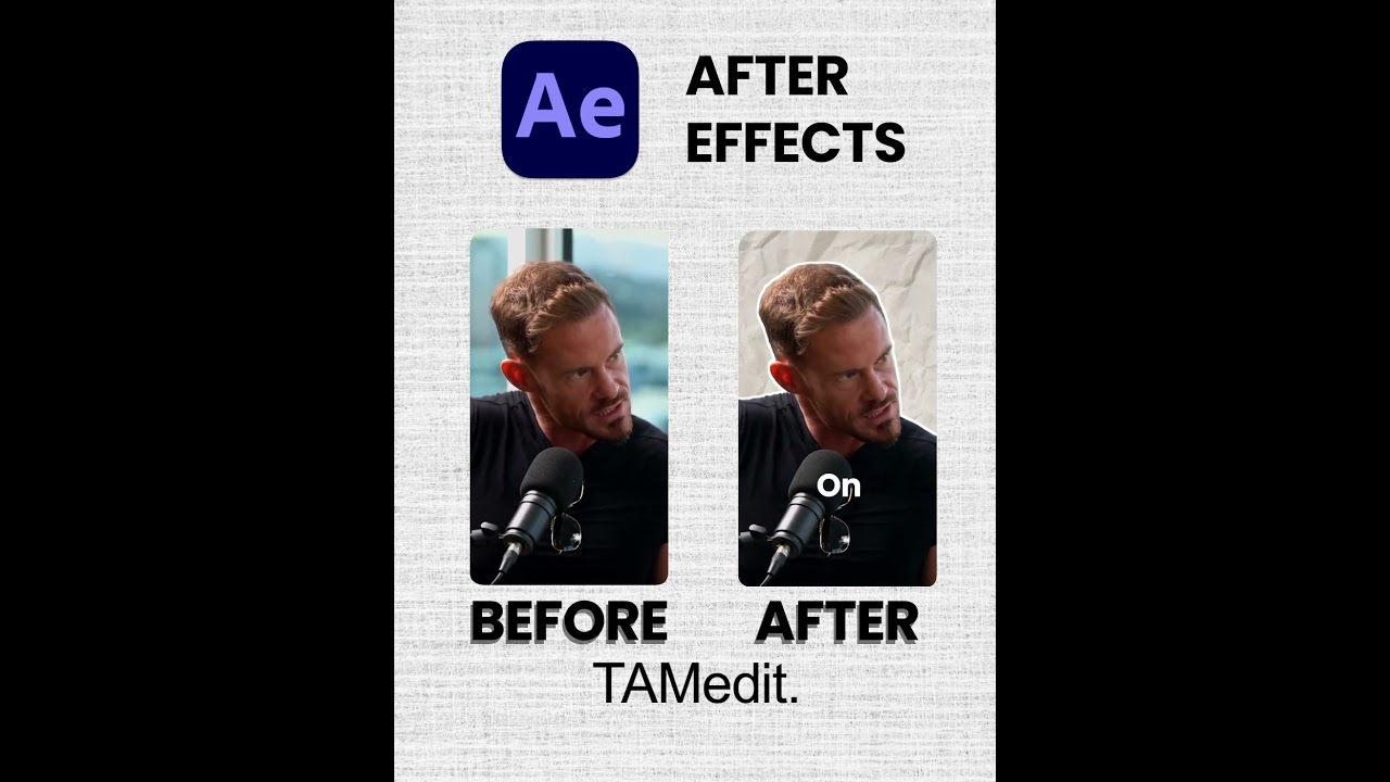 "Healthy body make business easier?" before and after video edit in after effects #aftereffects