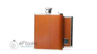 VF2091 Visol SP Brown Cigarette Case Flask