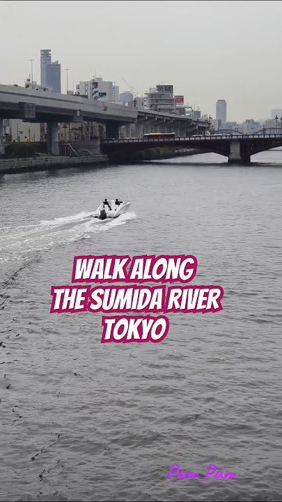 Travel Japan - Walk along the Sumida River in Tokyo