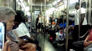Subway Street Dancer on 3 Train - NYC
