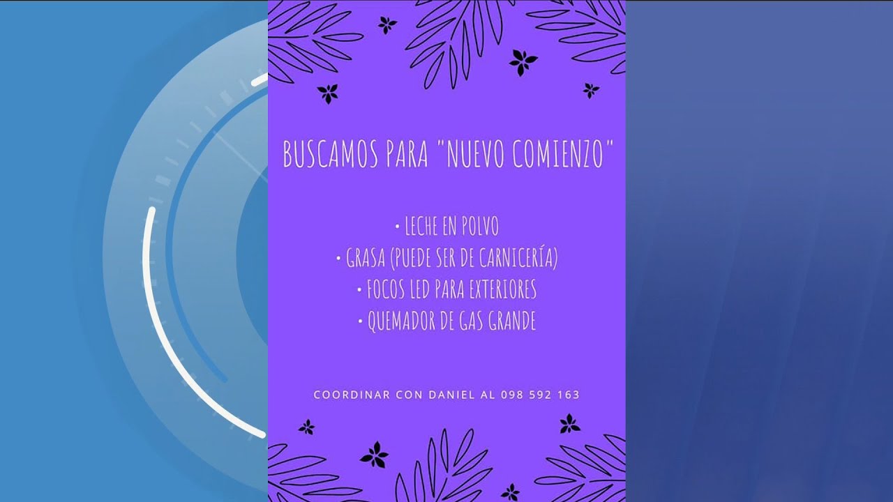 Iniciativa solidaria para Nuevo Comienzo