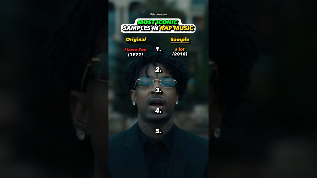 ICONIC Samples In Rap Music
